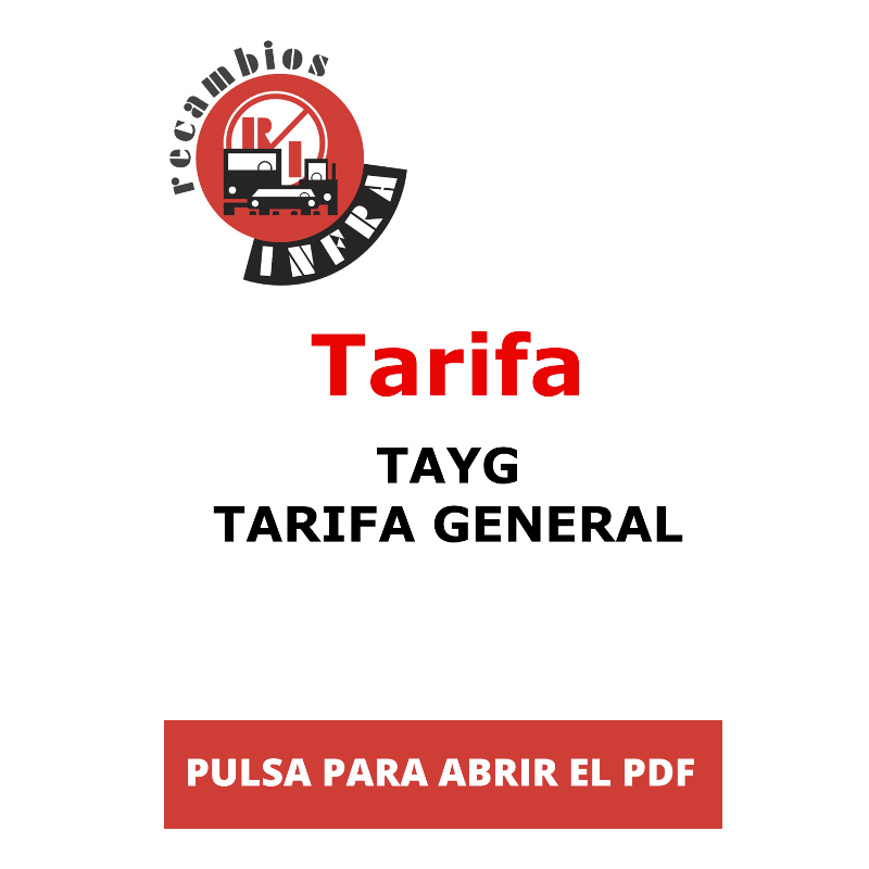 recambios-infra-TAYG-Tarifa General