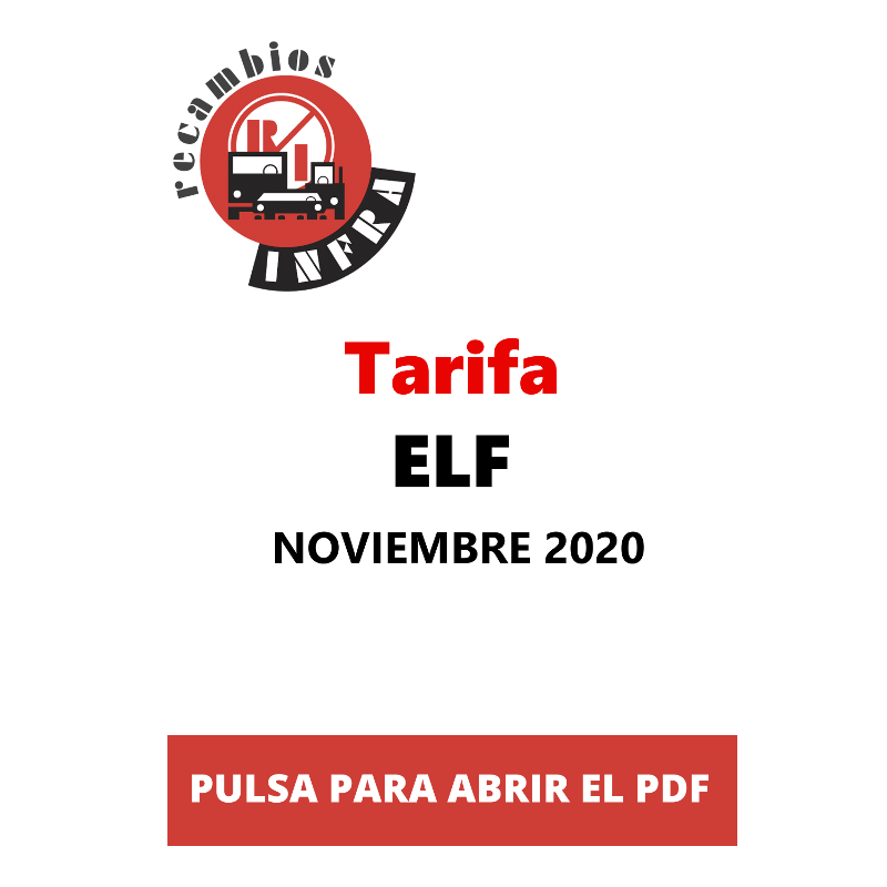 recambios-infra-Tarifa P.V.P. - ELF - NOVIEMBRE 2020